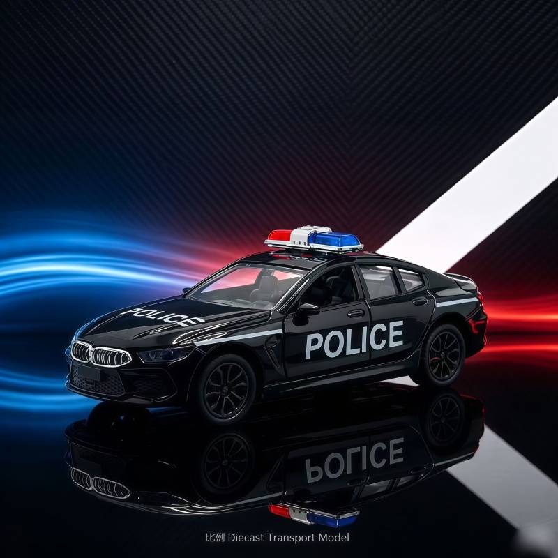 Outdoor Sports Accessories - 1/36 ölçekli şehir polisi spor araba