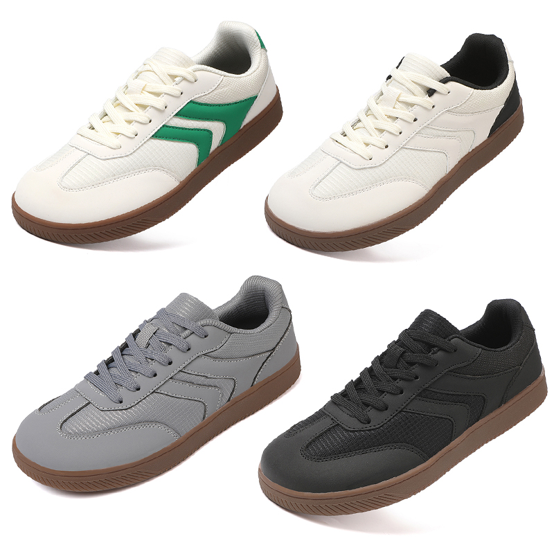 Outdoor Sport Court - Geniş Burunlu Ayakkabılar Unisex Suni Deri