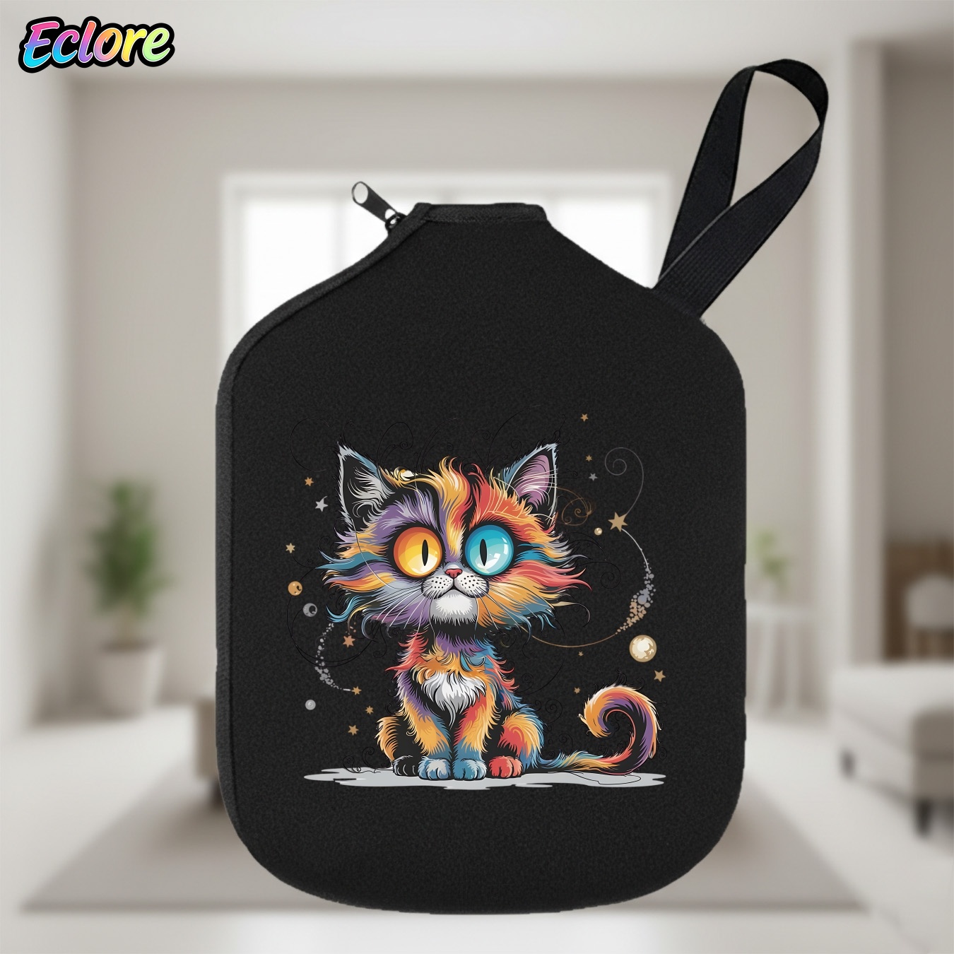 Outdoor Sports Accessories - Galaxy Star Cat Pickleball Raket Çantası