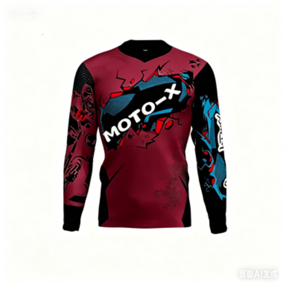 MOTO-X Temalı Uzun Kollu Spor  - Outdoor Sportswear incelemesi ve fiyatı